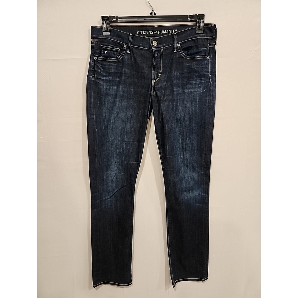 Citizens of Humanity Ava‎ Jeans Womens Size 30 Blue Low Rise Straight 32" Inseam